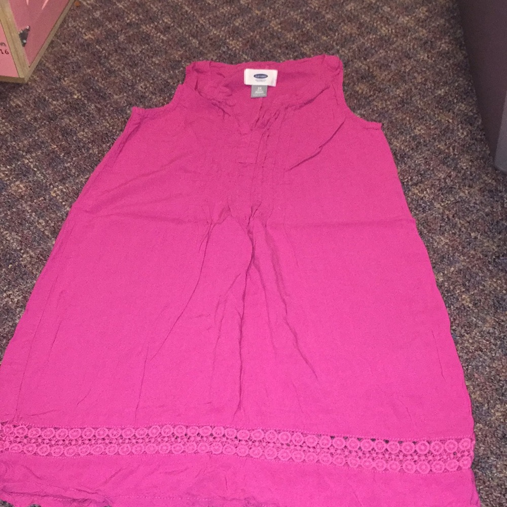 Cute hot pink summer dress